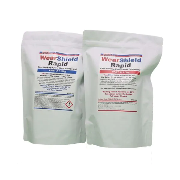 Sylmasta WearShield Rapid 5 Minute Impact Resistant Epoxy Paste